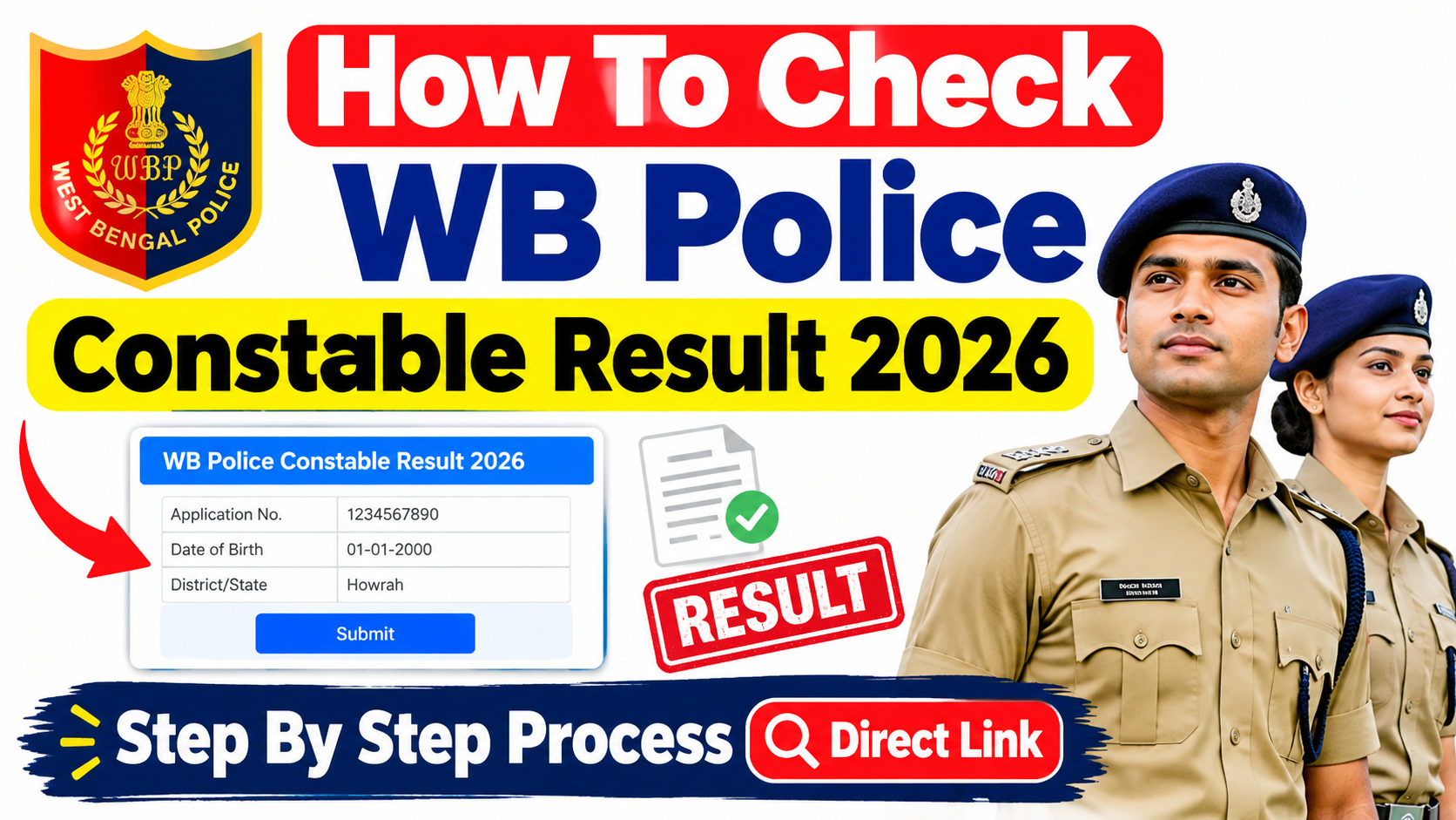WB Police Constable Result 2026